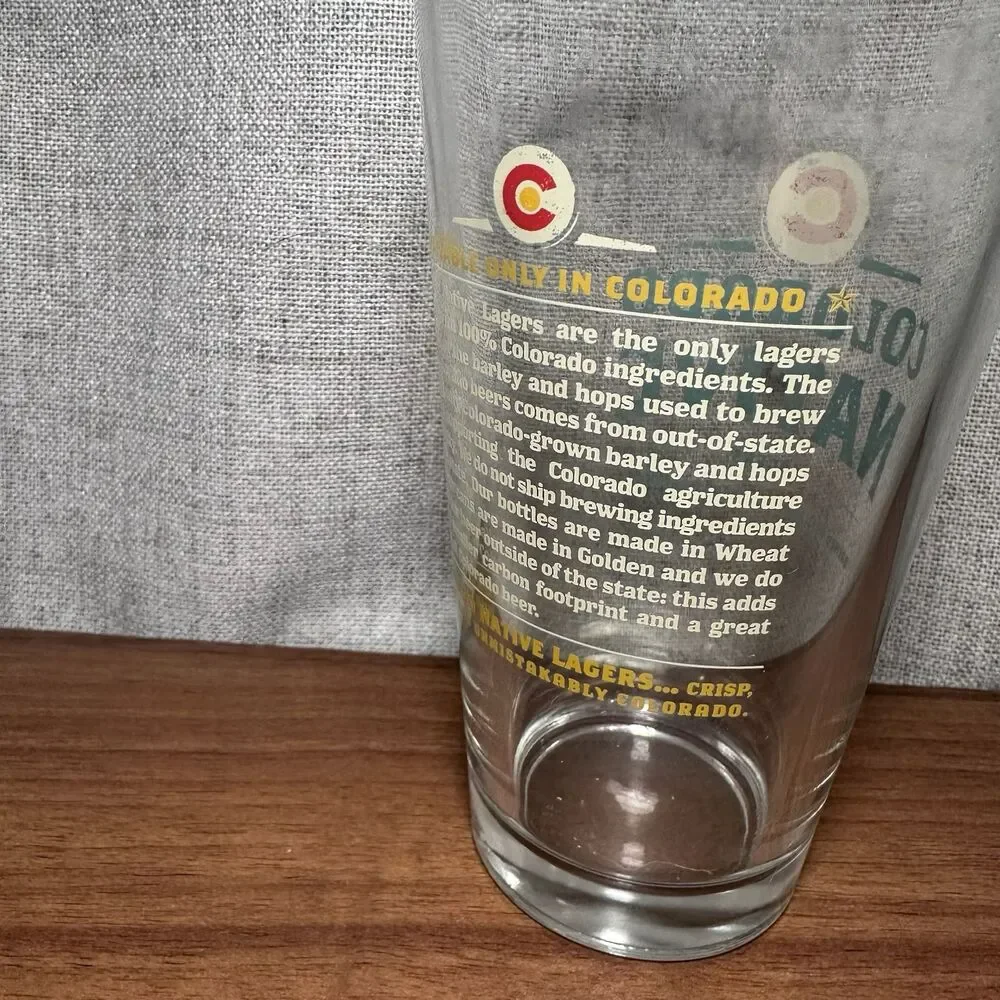 Colorado Native Beer Pint Glass